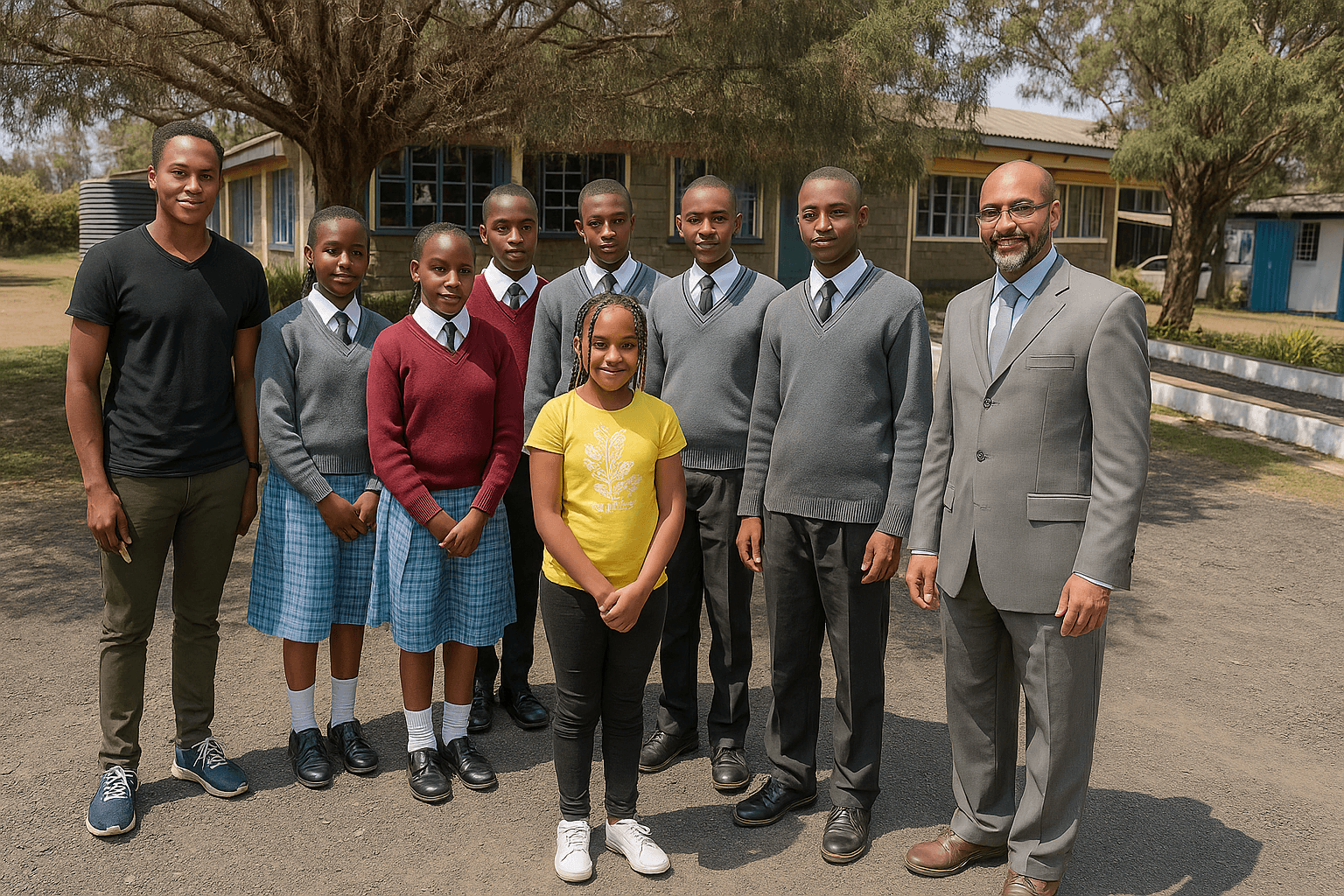 Students at Mount Longonot Vocational College