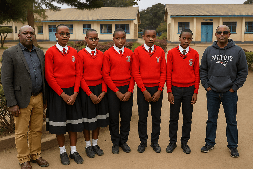 Students in their uniforms at Mount Longonot Vocational College